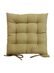 Gallery Home Yellow 100% Cotton Crinkle Seat Pad - Image 1 of 1