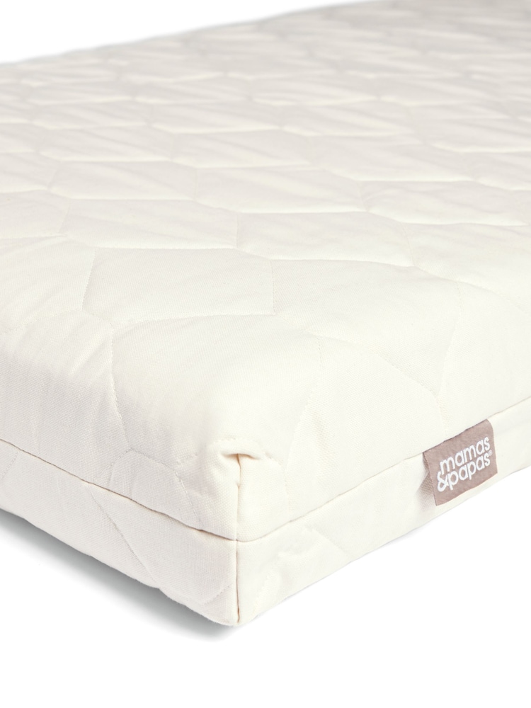 Mamas & Papas A Good Night's Sleep, All Round Luxury Organic Cotbed Mattress - Image 1 of 4