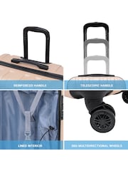 Flight Knight Large Hardcase Lightweight Check-In Suitcase With 4 Wheels - Image 5 of 7