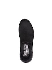 Skechers Black Mens Go Walk Slip In Trainers - Image 5 of 8