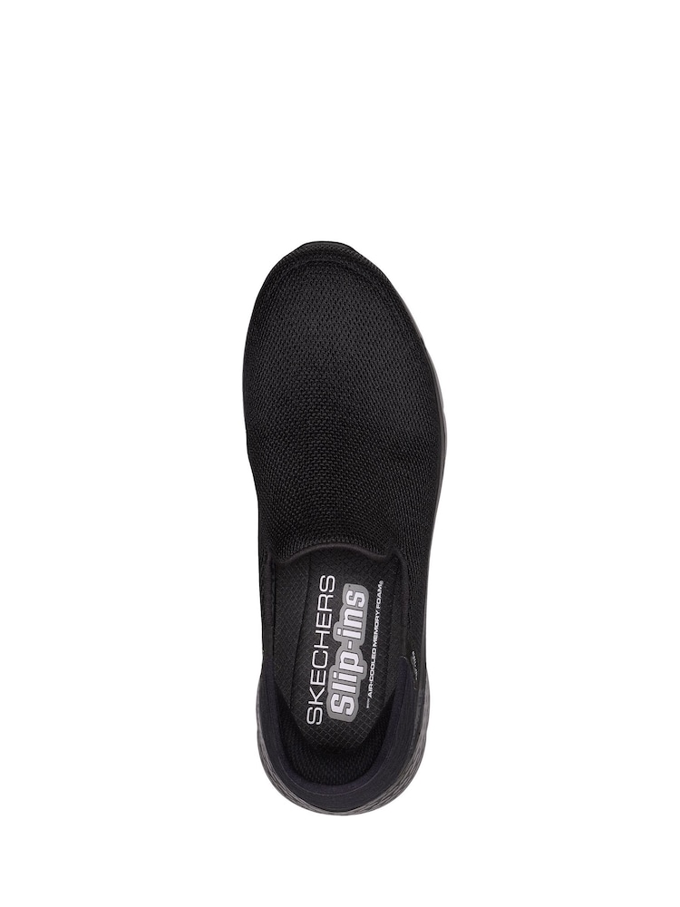 Skechers Black Mens Go Walk Slip In Trainers - Image 5 of 8