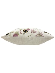 Evans Lichfield Natural Multicolour Country Bee Garden Printed Cushion - Image 4 of 5