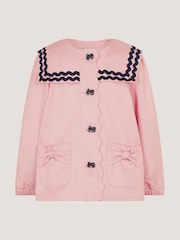 Monsoon Pink Bow Sailor Jacket - Image 2 of 4