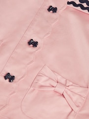 Monsoon Pink Bow Sailor Jacket - Image 4 of 4