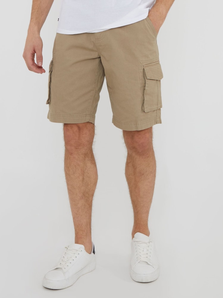 Stone - Threadbare Cargoshorts aus 100% Baumwolle - Bild 1 von 4 Stone - Threadbare Cargoshorts aus 100% Baumwolle - Bild 1 von 4