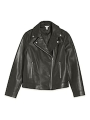 M&Co Black Leather Jacket - Image 6 of 6