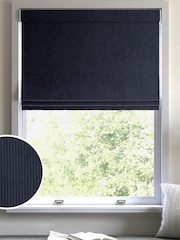 Navy Blue Jangga Made To Measure Roman Blind - Image 1 of 6