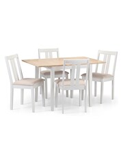 Julian Bowen Cream Rufford Two Tone Extendable 4 Seater Dining Set - Image 3 of 3