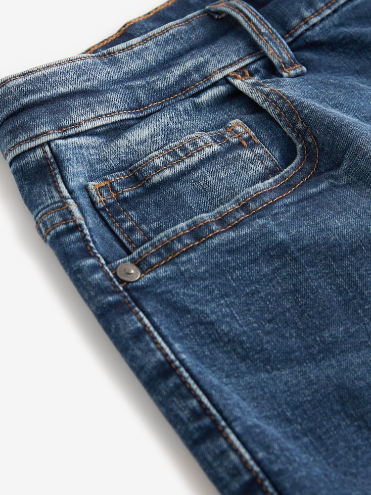 Blue Wash Straight Fit Classic Stretch Jeans - Image 8 of 9