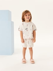 Cream Character Disney Short Co-ord (3mths-7yrs) - Image 2 of 6