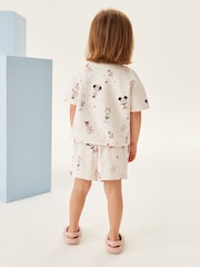 Cream Character Disney Short Co-ord (3mths-7yrs) - Image 3 of 6