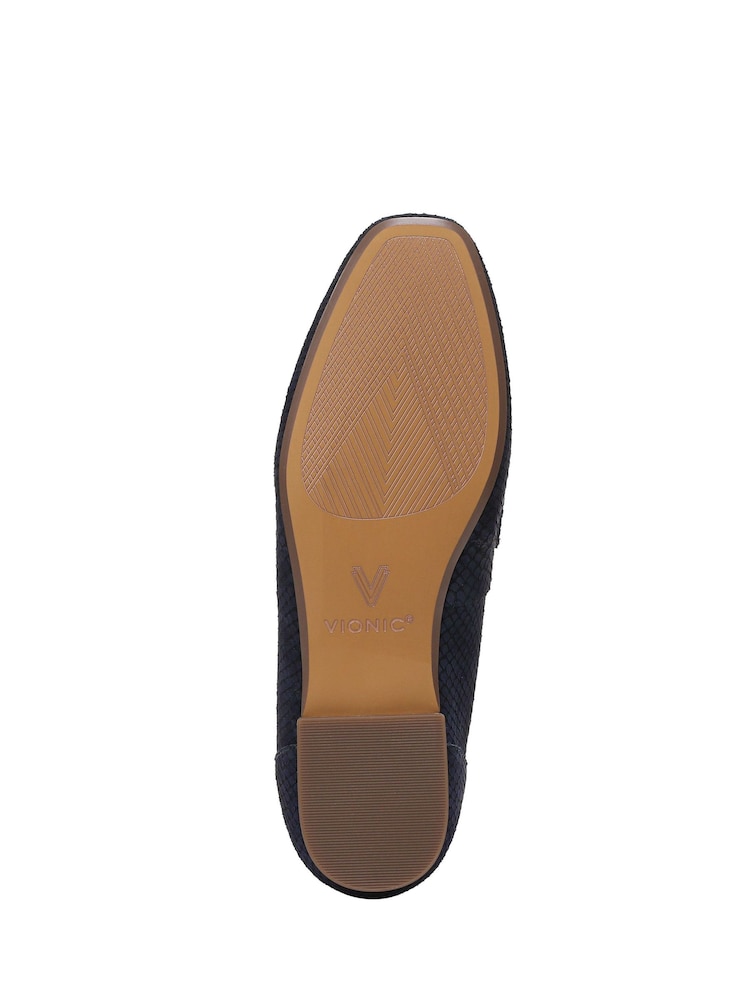 Vionic Blue Sadie Regular Fit Arch Support Loafer - Image 7 of 7 Vionic Blue Sadie Regular Fit Arch Support Loafer - Image 7 of 7