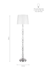 Laura Ashley Clear Bradshaw Complete Floor Lamp - Image 6 of 6