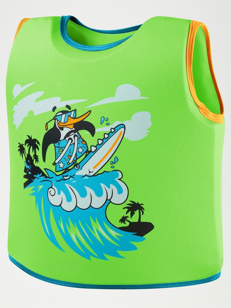 Speedo Green/Blue Infants Learn to Swim Float Vest - Image 4 of 6