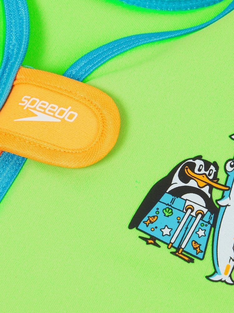 Speedo Green/Blue Infants Learn to Swim Float Vest - Image 5 of 6