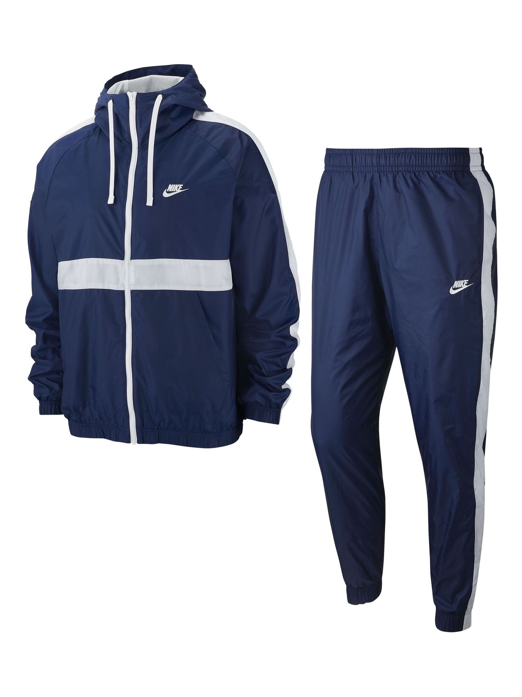 Buy Nike Blue Sportswear Hooded Woven Tracksuit from Next Luxembourg