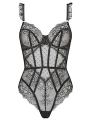 Schwarz - Ann Summers The Sweetheart Spitzen-Body - Bild 4 von 4