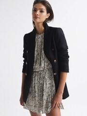 Reiss Cream Charlotte Floral Flippy Dress - Image 7 of 7