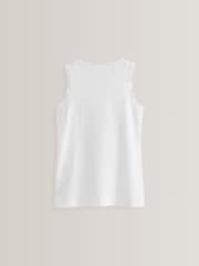 White Lace Vests 3 Pack (1.5-16yrs) - Image 3 of 3