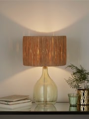 Searchlight Green Decant Glass Bottle Table Lamp Base - Image 2 of 4