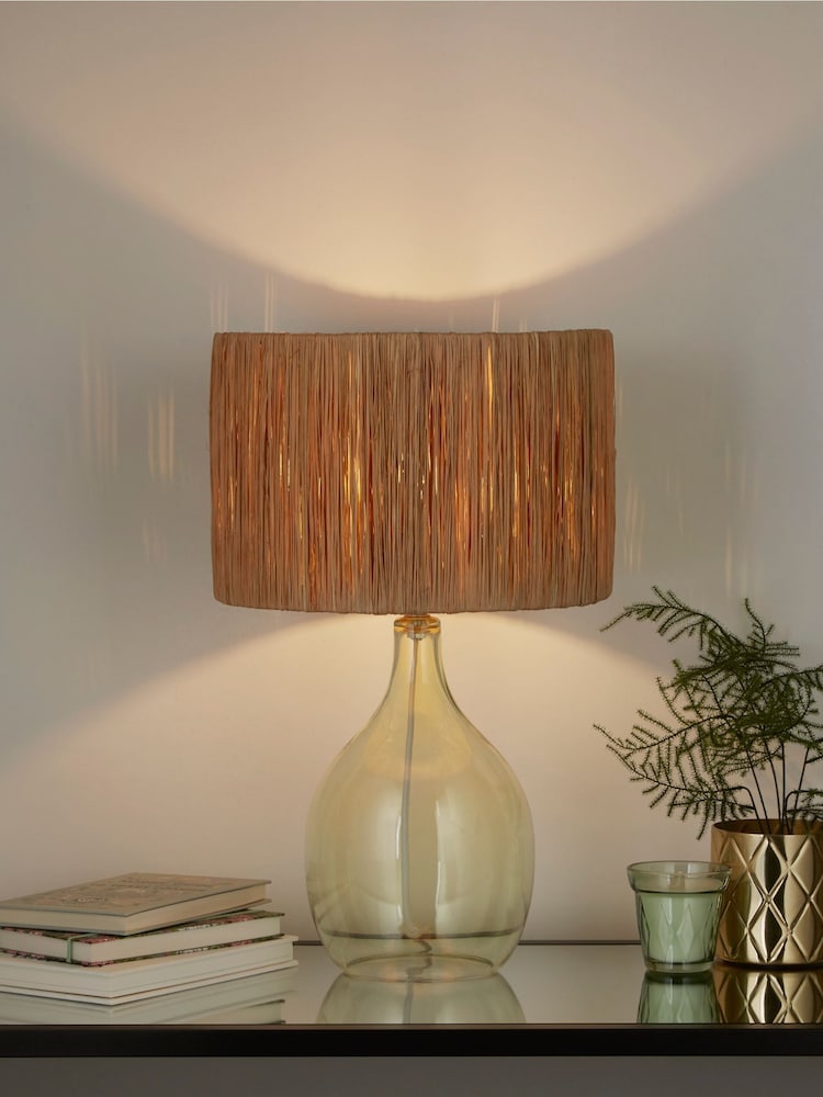 Searchlight Green Decant Glass Bottle Table Lamp Base - Image 2 of 4