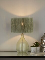 Searchlight Green Decant Glass Bottle Table Lamp Base - Image 3 of 4
