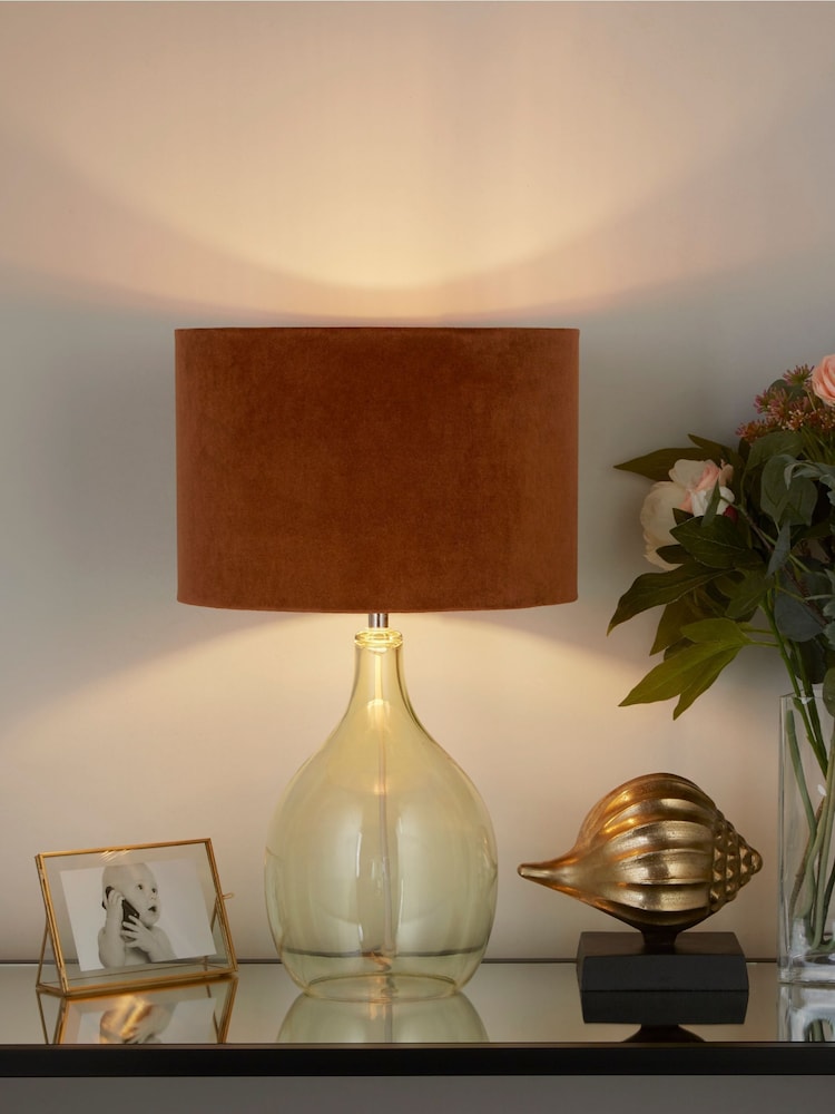 Searchlight Green Decant Glass Bottle Table Lamp Base - Image 4 of 4