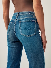 7 For All Mankind Blue Dojo Soho Wide-Leg Jeans - Image 4 of 4
