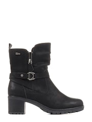Pavers Black Pavers Heeled Biker Boots - Image 1 of 5