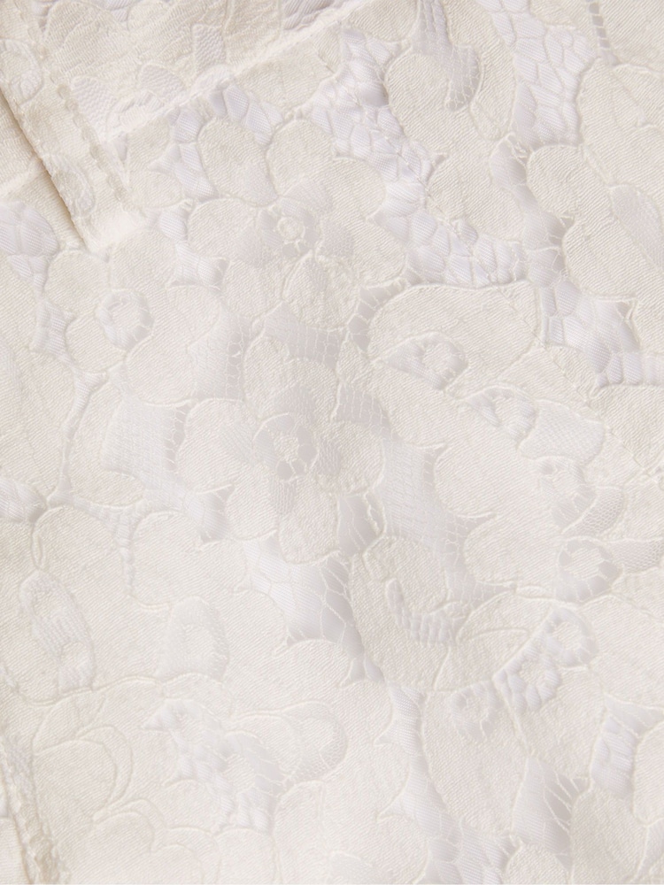 Monsoon Cream Brea Lace Bridesmaid Trousers - Image 3 of 3