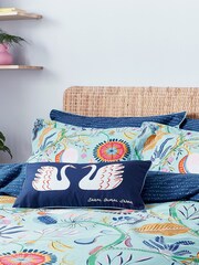 Scion Navy Blue Jackfruit & The Beanstalk Cushion - Image 2 of 4