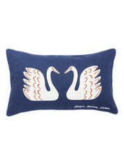 Scion Navy Blue Jackfruit & The Beanstalk Cushion - Image 4 of 4