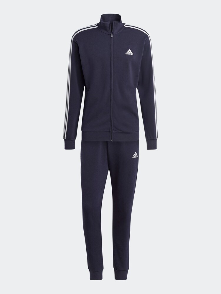 أزرق داكن - بدلة رياضية أساسية 3 خطوط Sportswear من Adidas - Image 7 of 9