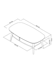 Bentley Designs Natural Coffee Table - Image 4 of 4