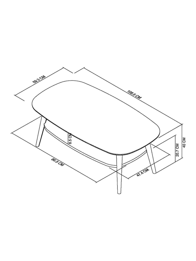 Bentley Designs Natural Coffee Table - Image 4 of 4