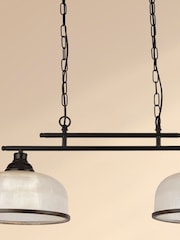 Searchlight Black Highclere 2 Light Ceiling Light - Image 2 of 2