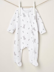 Truly White Bunny Babygrow Without Collar - Image 3 of 3