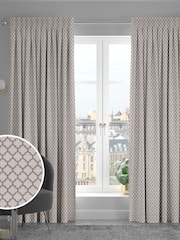 Silver Bramhall Made To Measure Curtains - Image 1 of 9