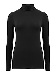 Pour Moi Black Roll Neck Round Neck - Image 3 of 3