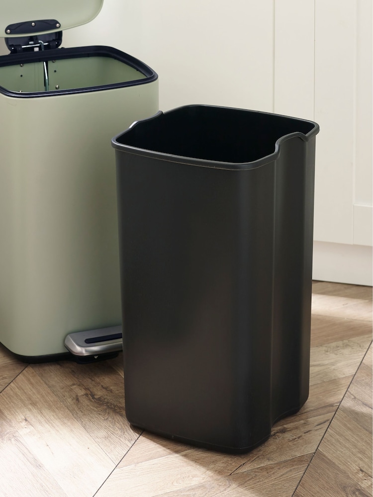Cubo de basura de 20 l con pedal y cierre amortiguado - Imagen 2 de 4