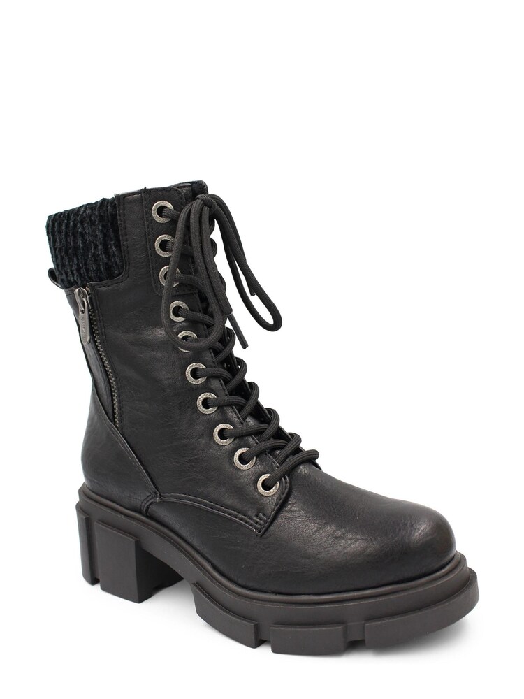 Blowfish Malibu Womens Black Curfew Combat Boots - Image 2 of 3
