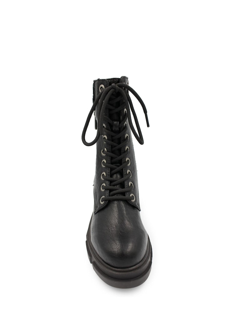 Blowfish Malibu Womens Black Curfew Combat Boots - Image 3 of 3