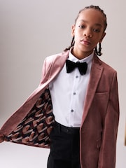Pink Velvet Jacket (3-16yrs) - Image 4 of 8