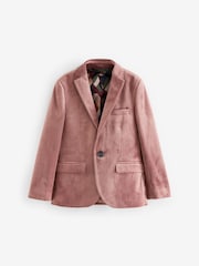 Pink Velvet Jacket (3-16yrs) - Image 5 of 8