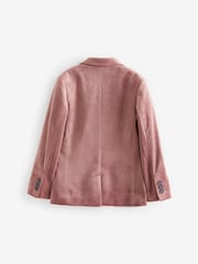 Pink Velvet Jacket (3-16yrs) - Image 6 of 8
