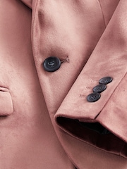Pink Velvet Jacket (3-16yrs) - Image 7 of 8