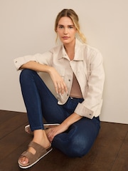 Rinse - Leggings en jean de jersey avec braguette - Image 2 of 6