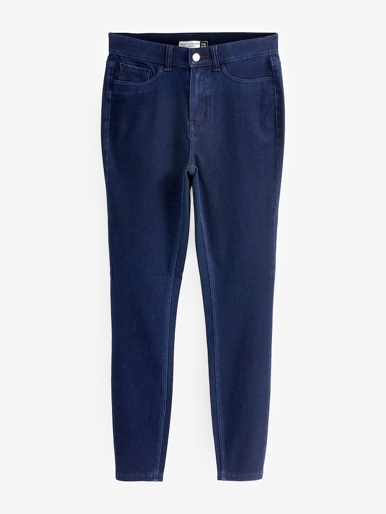 Rinse - Leggings en jean de jersey avec braguette - Image 6 of 6