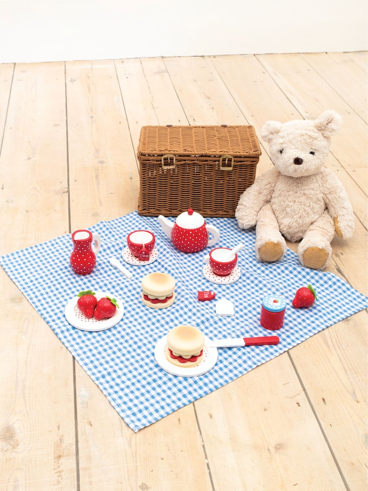 JoJo Maman Bébé Village Fete Cream Tea Hamper - Image 1 of 2