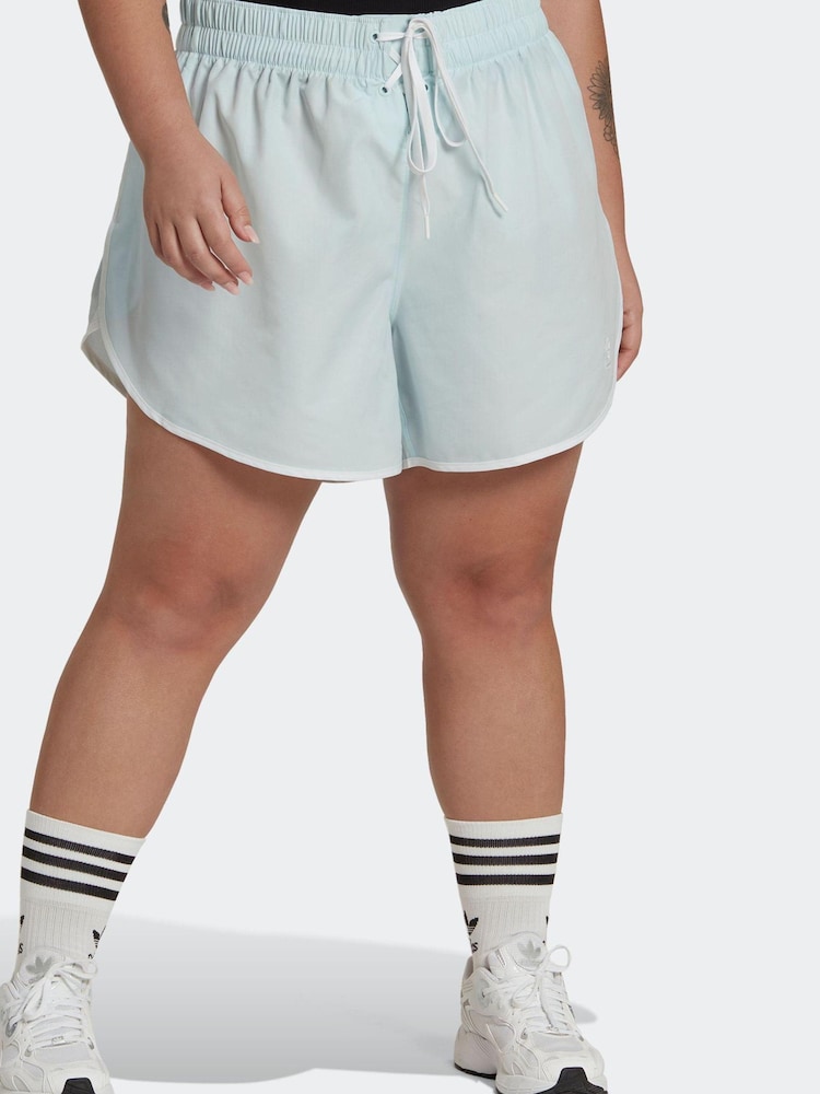 adidas Originals Blue Plus Size Always Laced Shorts - Image 1 of 5